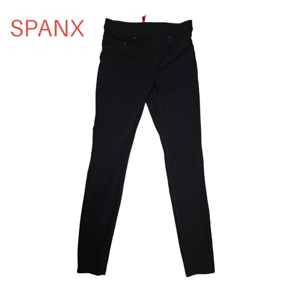 SPANX Jean-ish Ankle Leggings Black - Picture 2 of 9